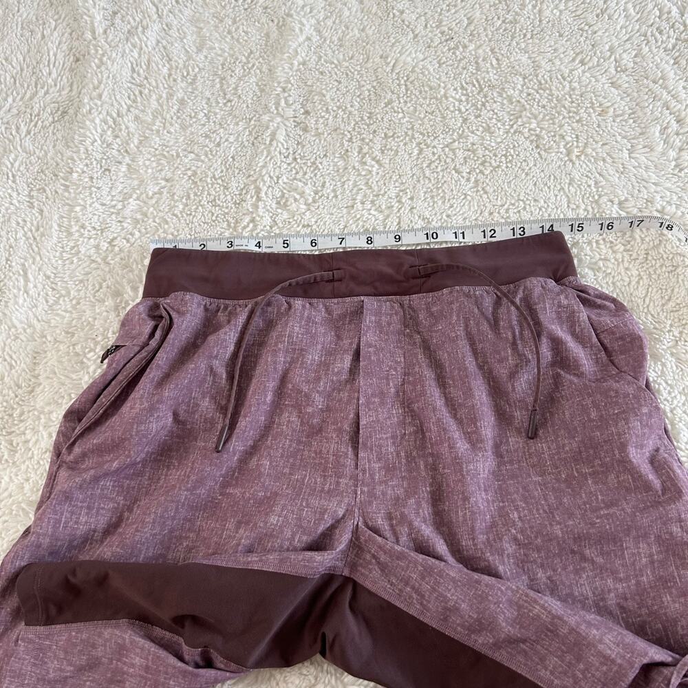 Lululemon Pace Breaker Shorts Mens M 10" Lined Red Gym Stretch Workout Gorpcore - Picture 3 of 6